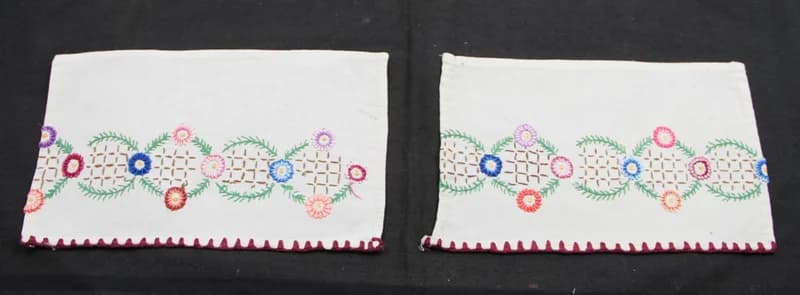 Shelf edging cut into three