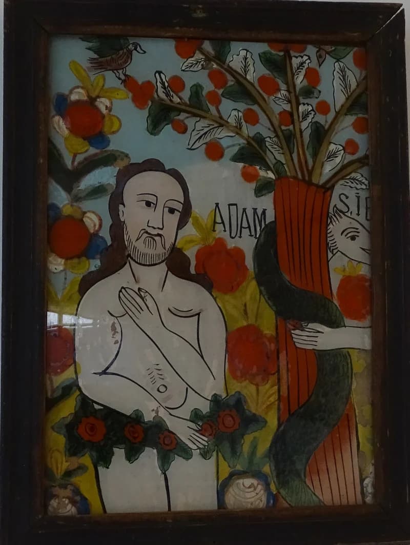 Icon - Adam and Eve