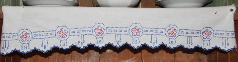 Kitchen shelf edging