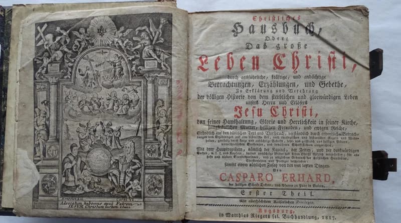 Carte veche - Das große Leben Christi - Hausbuch