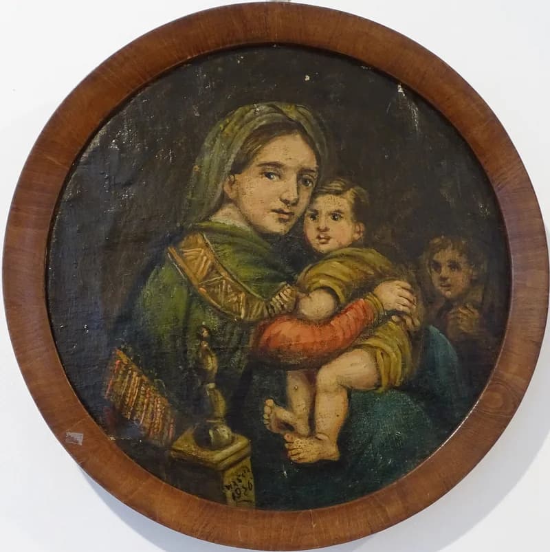Painting - Madonna and Child