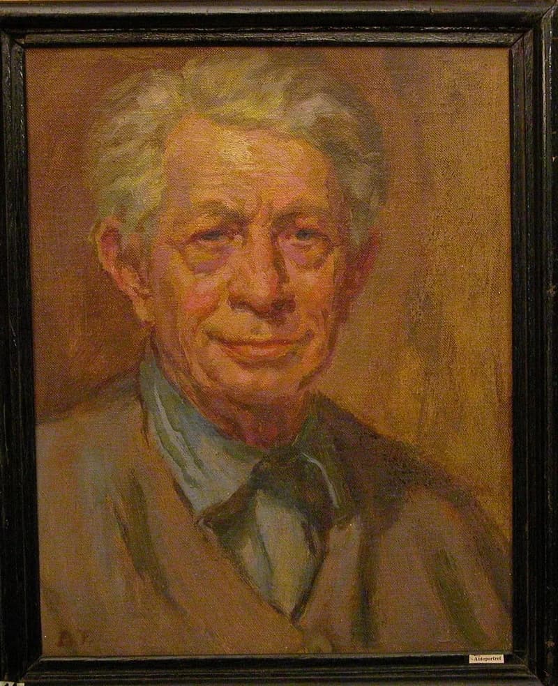 Painting - Tiberiu Bottlick - self-portrait