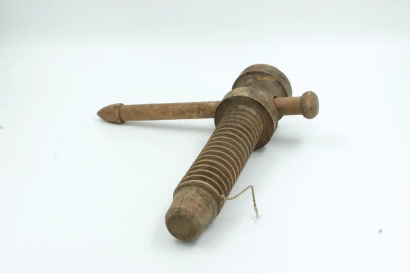 Vice screw of a workbench