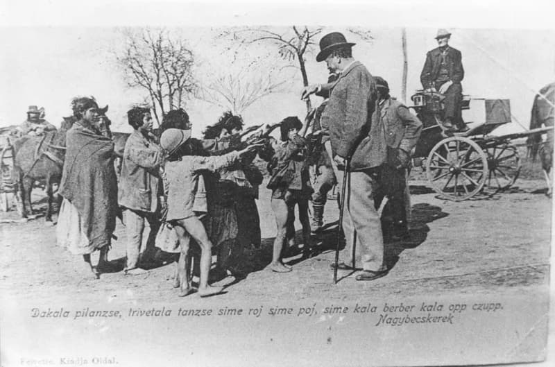 Children from a poor family