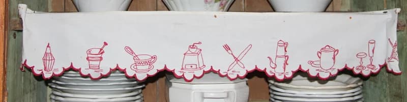 Kitchen shelf edging