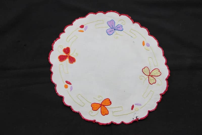Small round tablecloth
