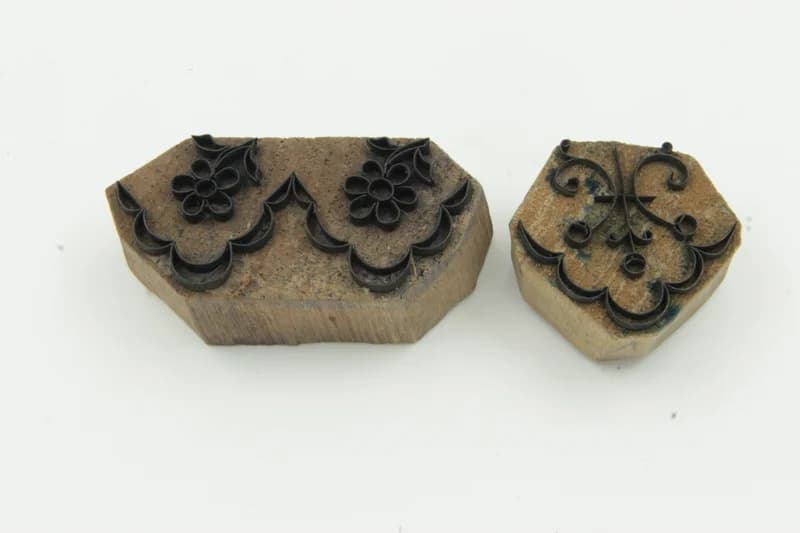 Pattern printing block for fabric printing