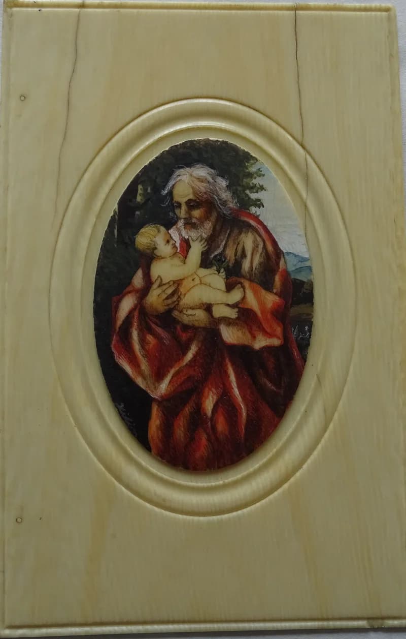 Icon - Joseph with the Child in his arms