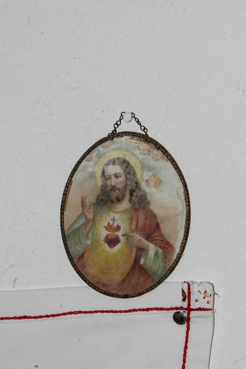 Oval holy picture: Heart of Jesus