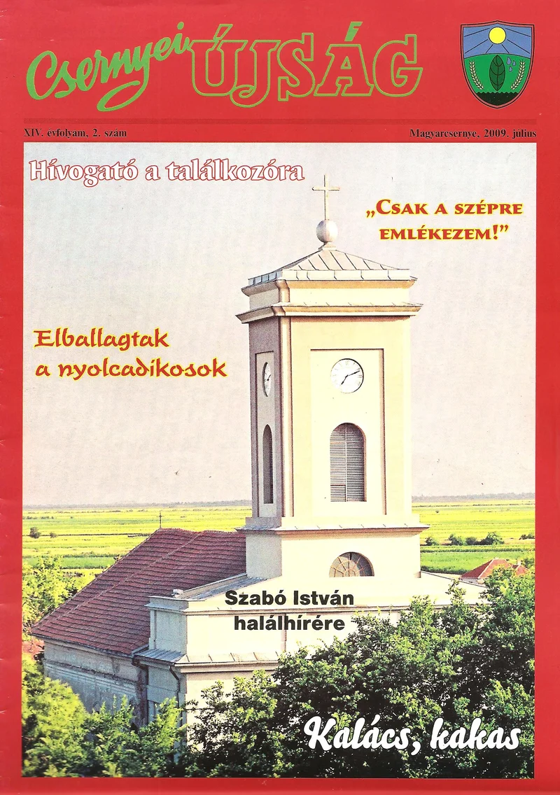 Csernyei Újság, 14. évf. 2009. július 2. sz.