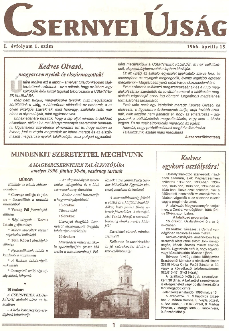 Csernyei Újság