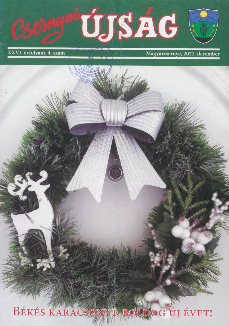Csernyei Újság, 26. évf. 2021. december 4. sz.