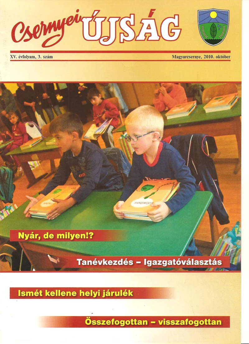 Csernyei Újság, 15. évf. 2010. október 3. sz.