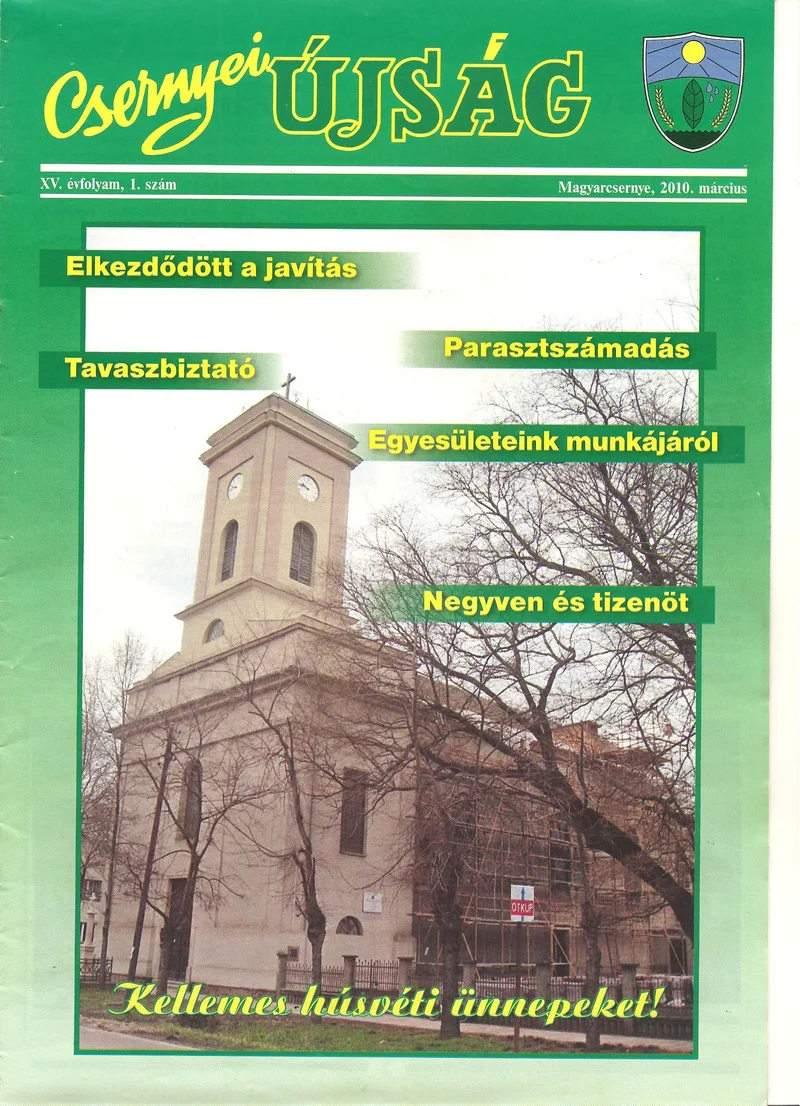 Csernyei Újság, 15. évf. 2010. március 1. sz.